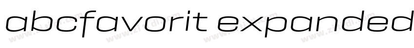 abcfavorit expanded字体转换